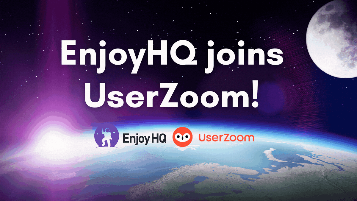 We’re excited to announce that EnjoyHQ has been acquired by UserZoom!