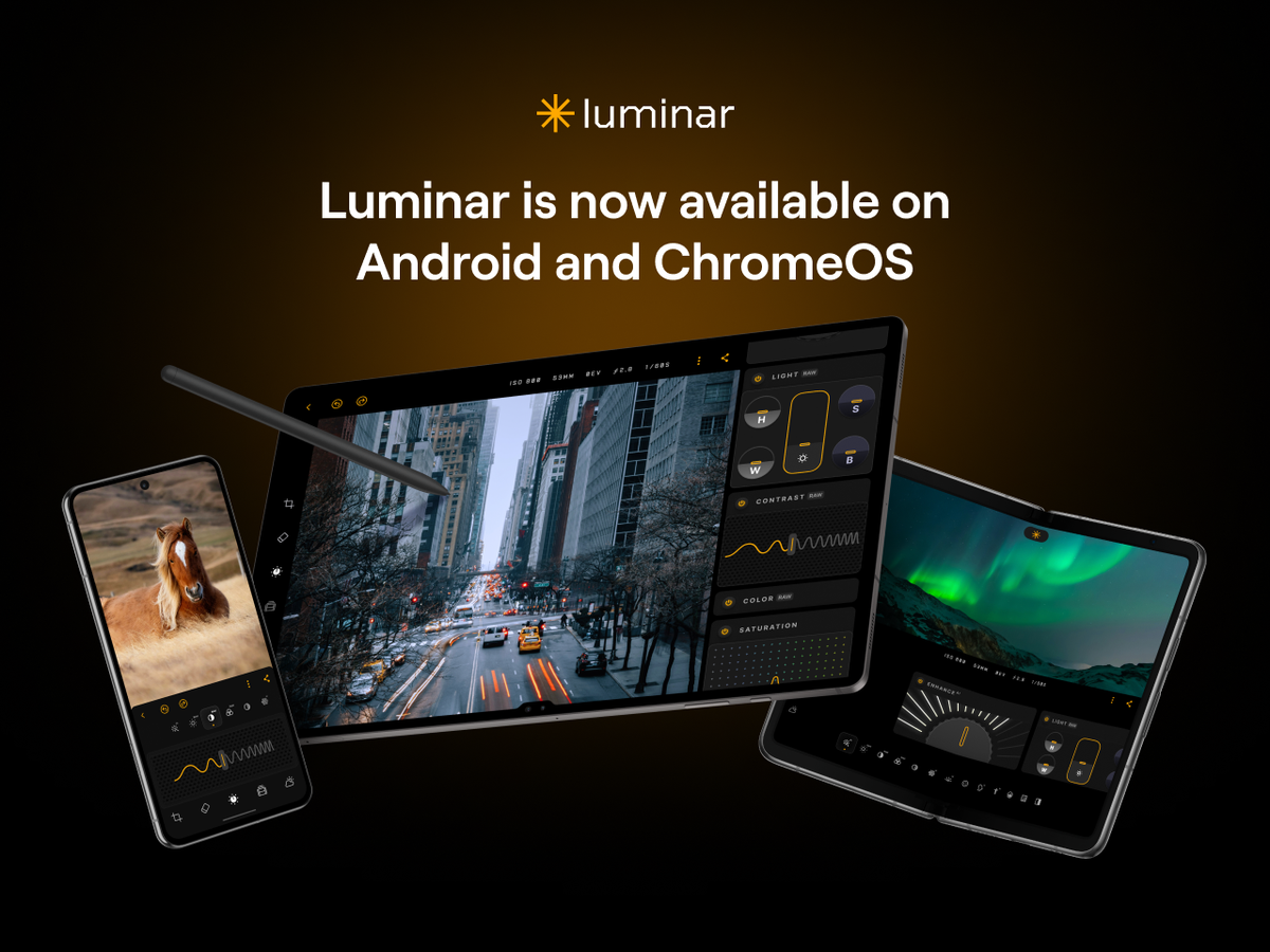 Skylum Partners with Google to Expand Luminar Photo Editing to Android and ChromeOS