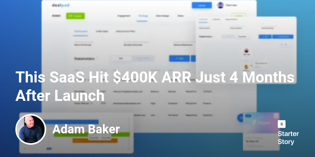 This SaaS Hit $400K ARR Just 4 Months After Launch