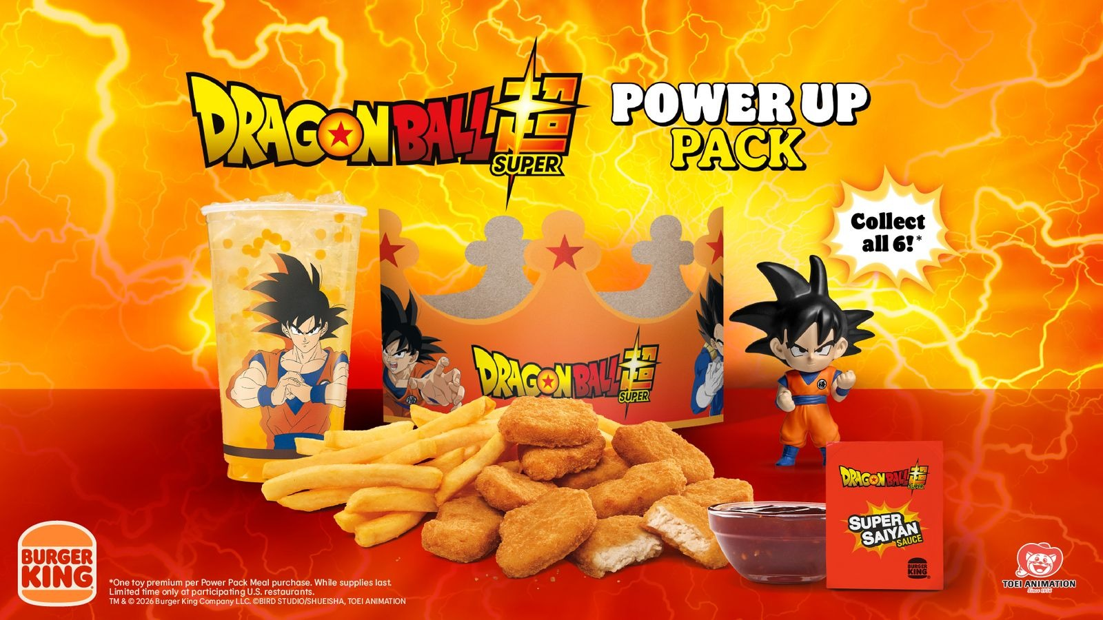 Burger King launches Dragon Ball Super Power Up Pack with collectible figurines