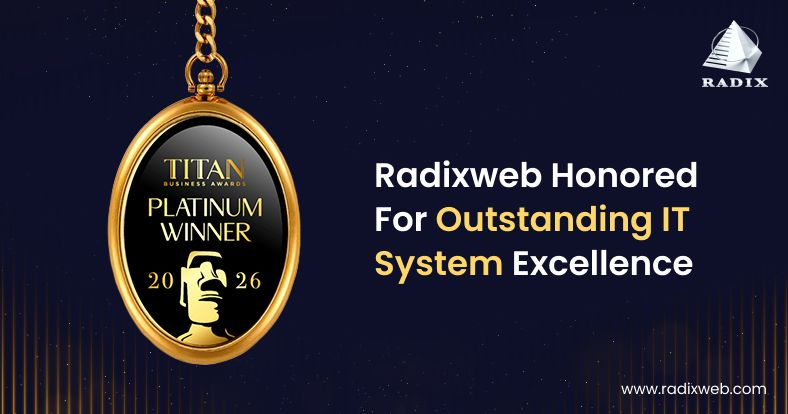 Radixweb Earns Platinum at the 2026 TITAN Business Awards for Outstanding IT Software