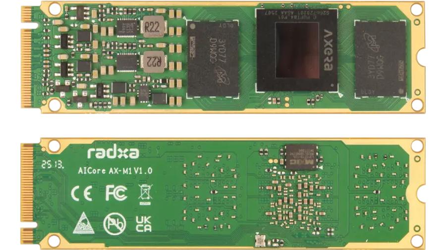 Radxa unveils the Axera AX8850-powered AICore AX-M1 M.2 edge AI accelerator