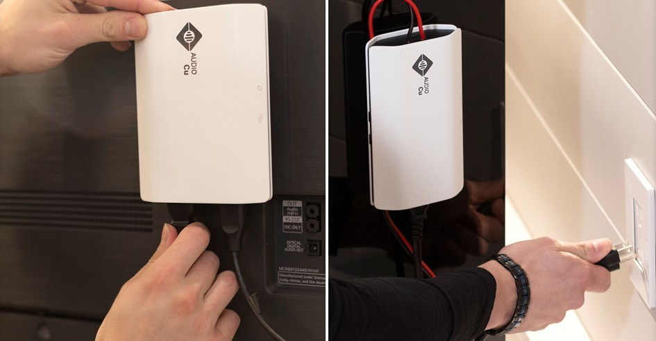 Fasetto's Audio Cu speakers pump Dolby Atmos audio through power lines