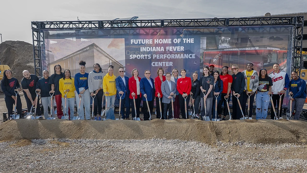 Pacers Sports & Entertainment formally breaks ground on world-class, $78M Indiana Fever Sports Performance Center