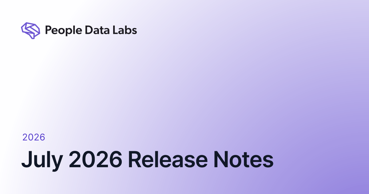 July 2026 Release Notes
