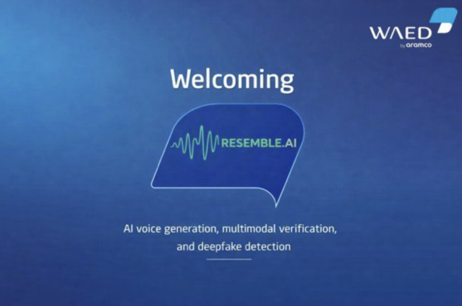Aramco's Wa'ed Ventures invests in Resemble AI to expand deepfake detection capabilities in Middle East