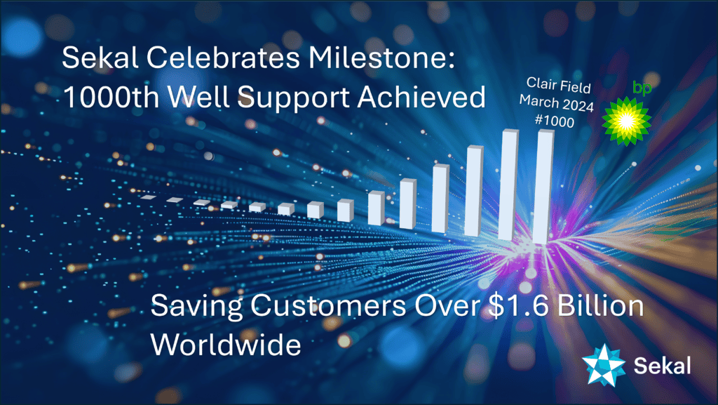 Sekal reaches a significant milestone, providing support for its 1000th well