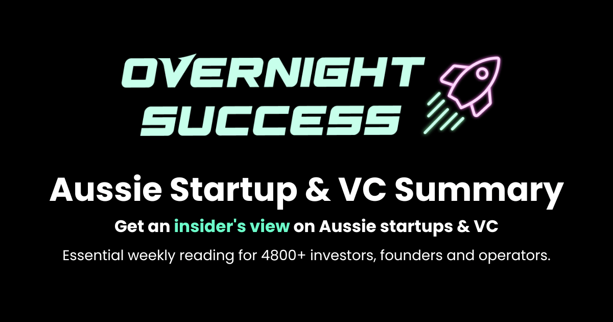 💌 Aussie Startup & VC Summary | 20th September, 2025