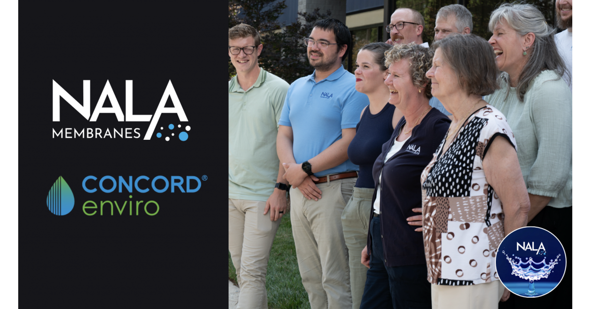 NALA Membranes Signs Multi-Year Membrane Sales Agreement With Concord Enviro Systems, LTD.
