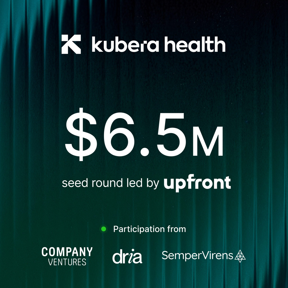 Kubera Health Raises $6.5M in Seed Funding