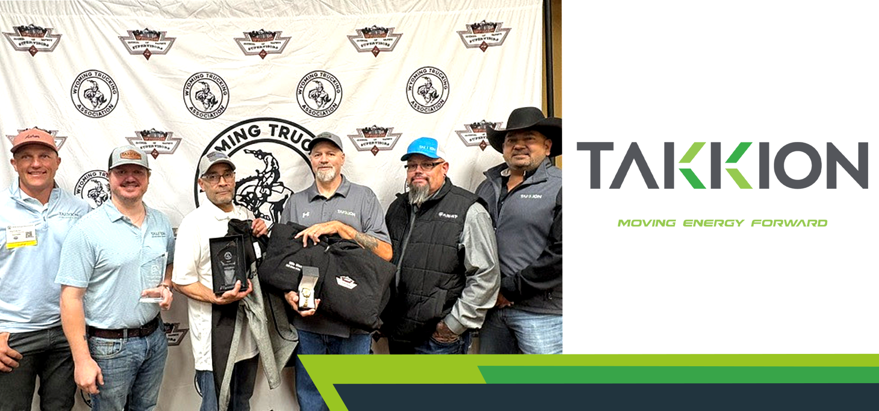 TAKKION Team Members Earn Top Honors from Wyoming Trucking Association