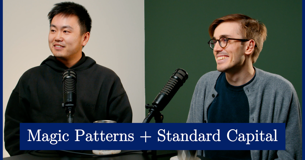 Magic Patterns Series A led by Standard Capital