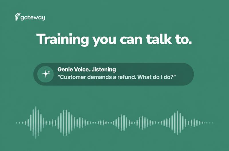 Gateway Launches Conversational AI Coach "Genie" and Voice Journeys, Bringing Real Practice to the People Behind Every Customer Conversation