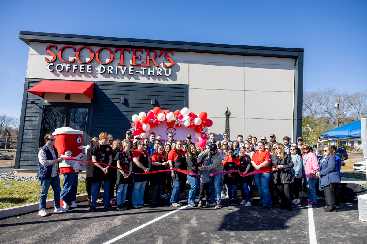 Scooter's Coffee Expands to 900 Stores Across 32 States Amid Continued Long-Term Growth