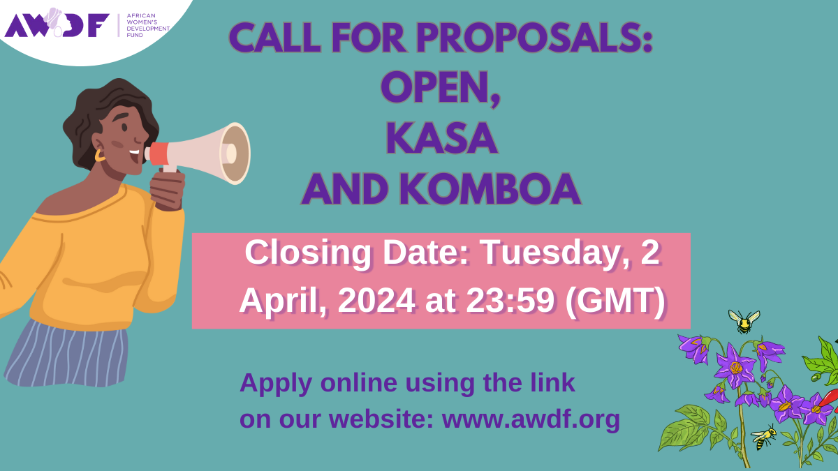 Call for Proposals: Open, KASA! and Komboa Grants