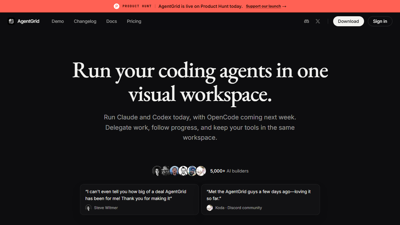 AgentGrid: Your AI agents team, terminals, notes — one infinite canvas