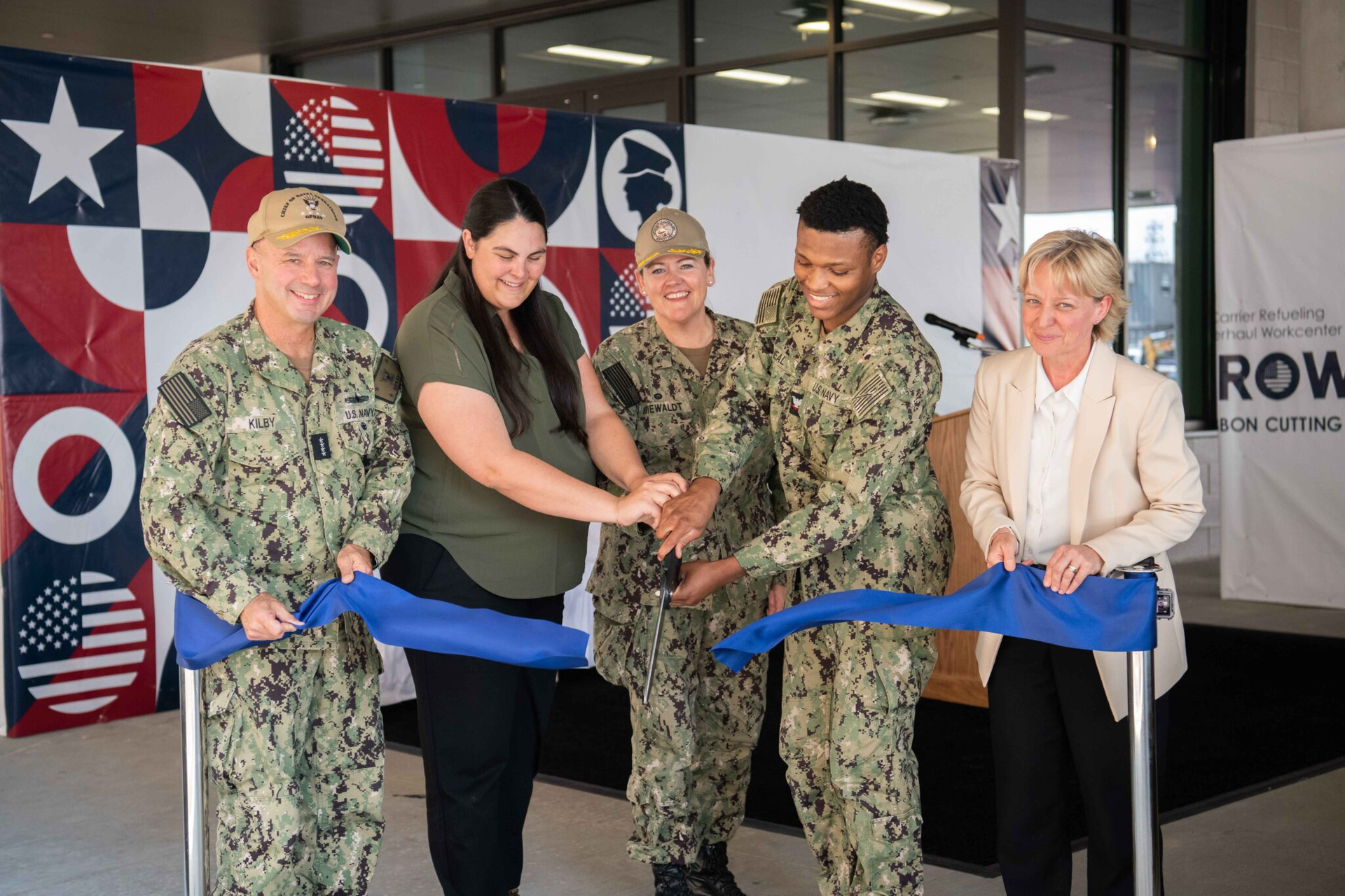 HII and U.S. Navy Celebrate Opening of Carrier Refueling Overhaul Workcenter at Newport News Shipbuilding