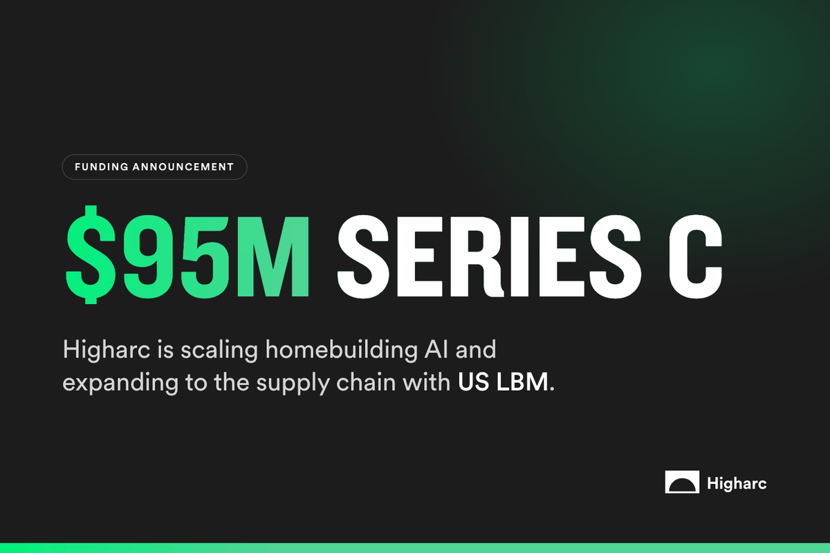Higharc Raises $95M Series C for Homebuilding AI