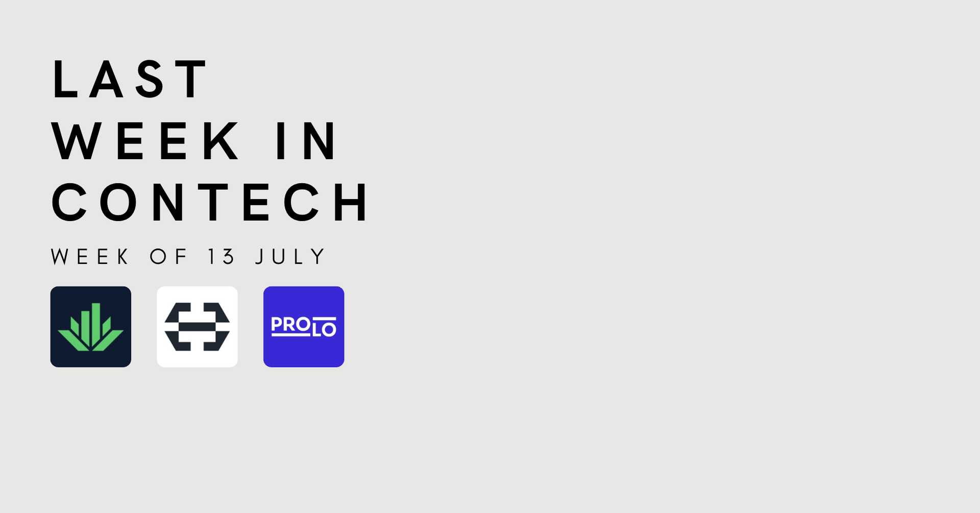 Last Week in ConTech - 13 July 2026