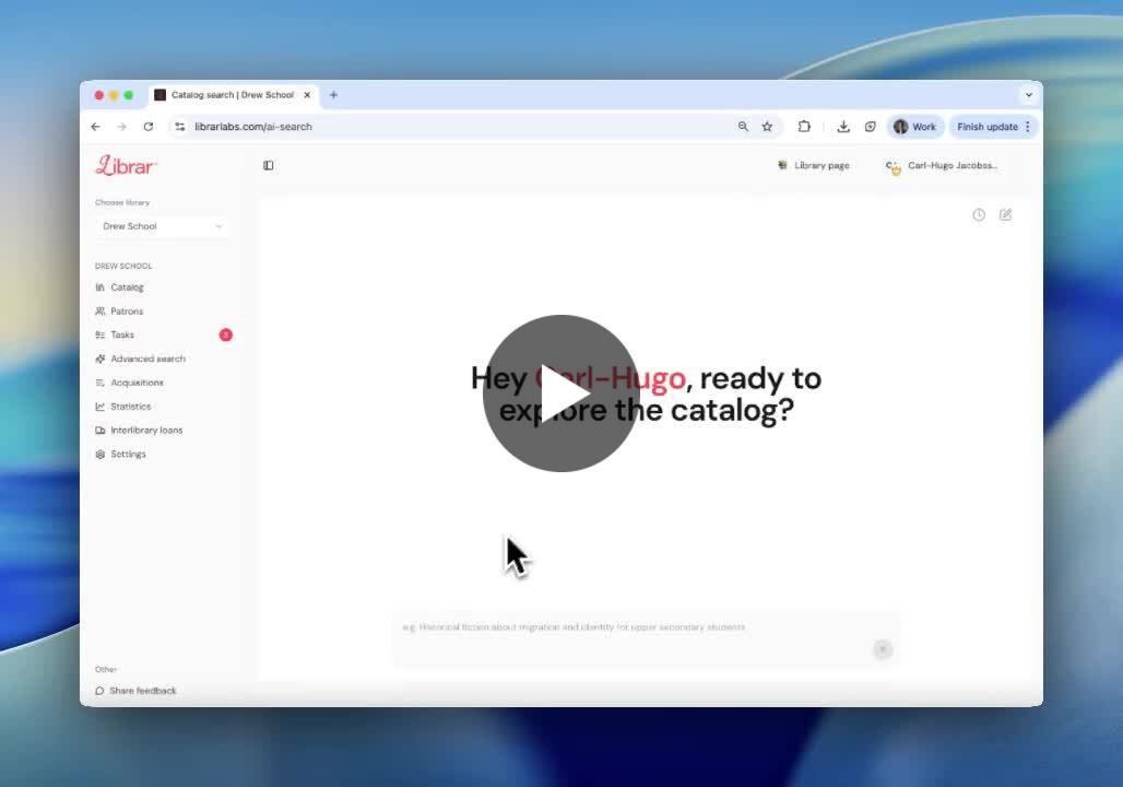 Librar introduces advanced natural-language search