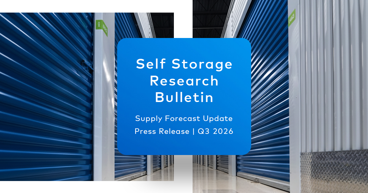 Yardi Matrix Quarterly Forecast Projects Self Storage Supply Downturn