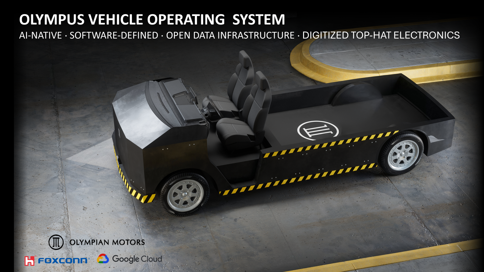 AI-Native Vehicle OS Introduced by Olympian Motors–Foxconn Partnership
