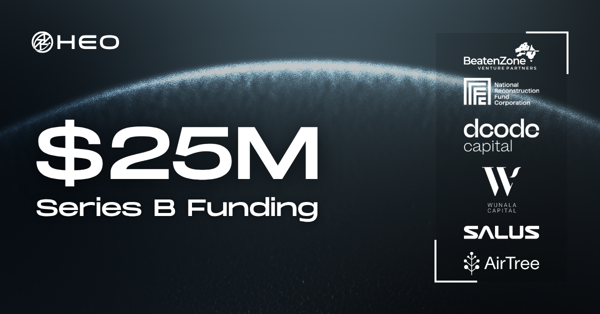 HEO Raises US$25 Million to Expand the World's Largest Commercial Non-Earth Imaging Network into GEO