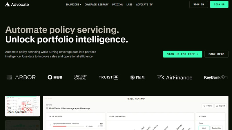 Advocate Technologies Launches with $18 Million to Bring Transparency to Commercial Insurance