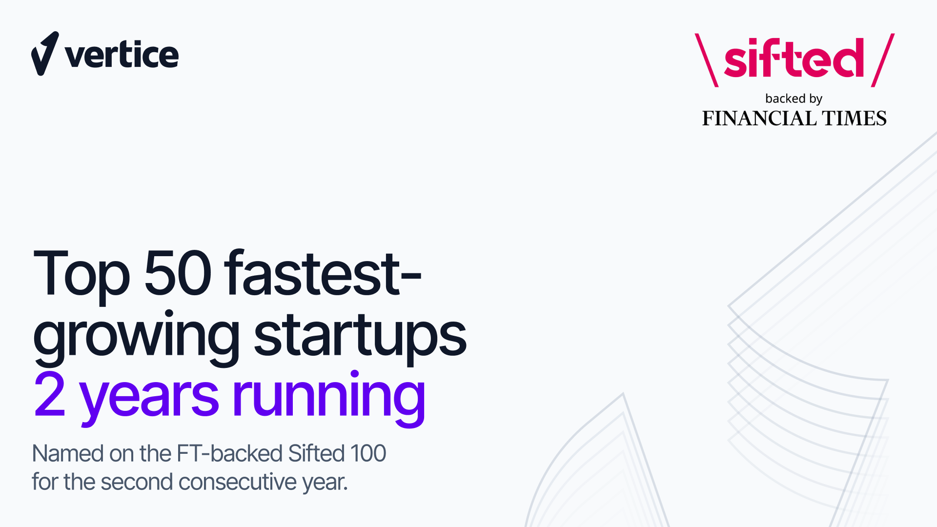 Vertice named in the Sifted 100 UK & Ireland 2026 list | Vertice Blog