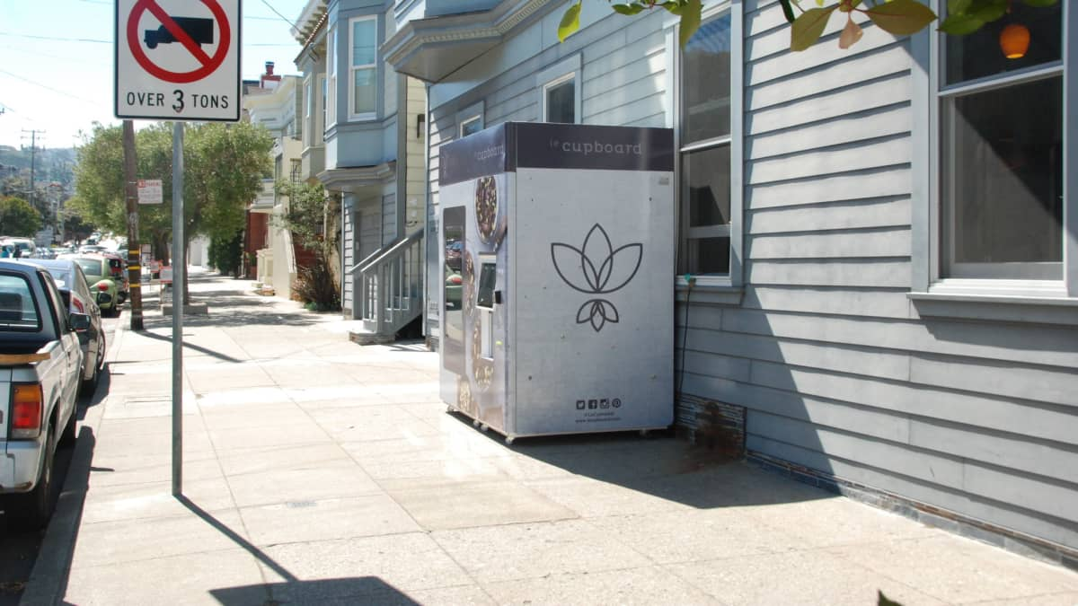 Le Cupboard's plan to encourage healthy eating with plant-based vending machine food