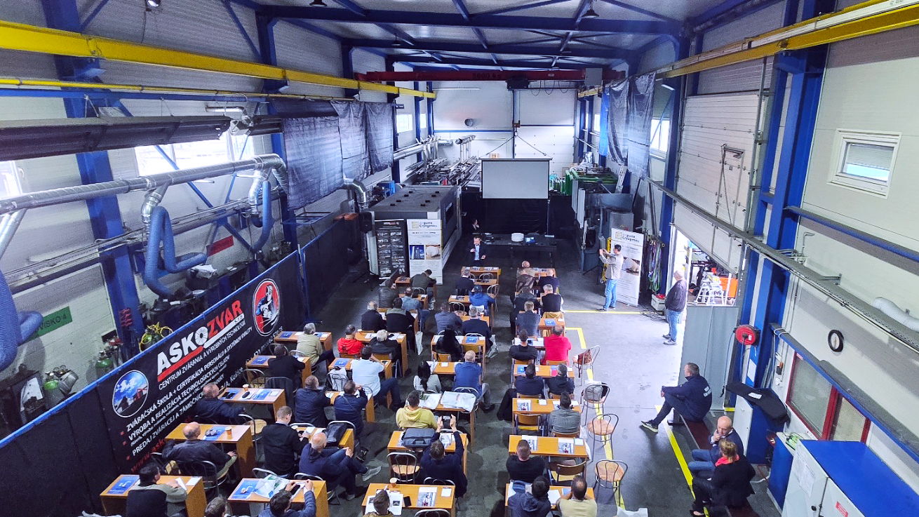Slovakia's welding champions work at mageba
