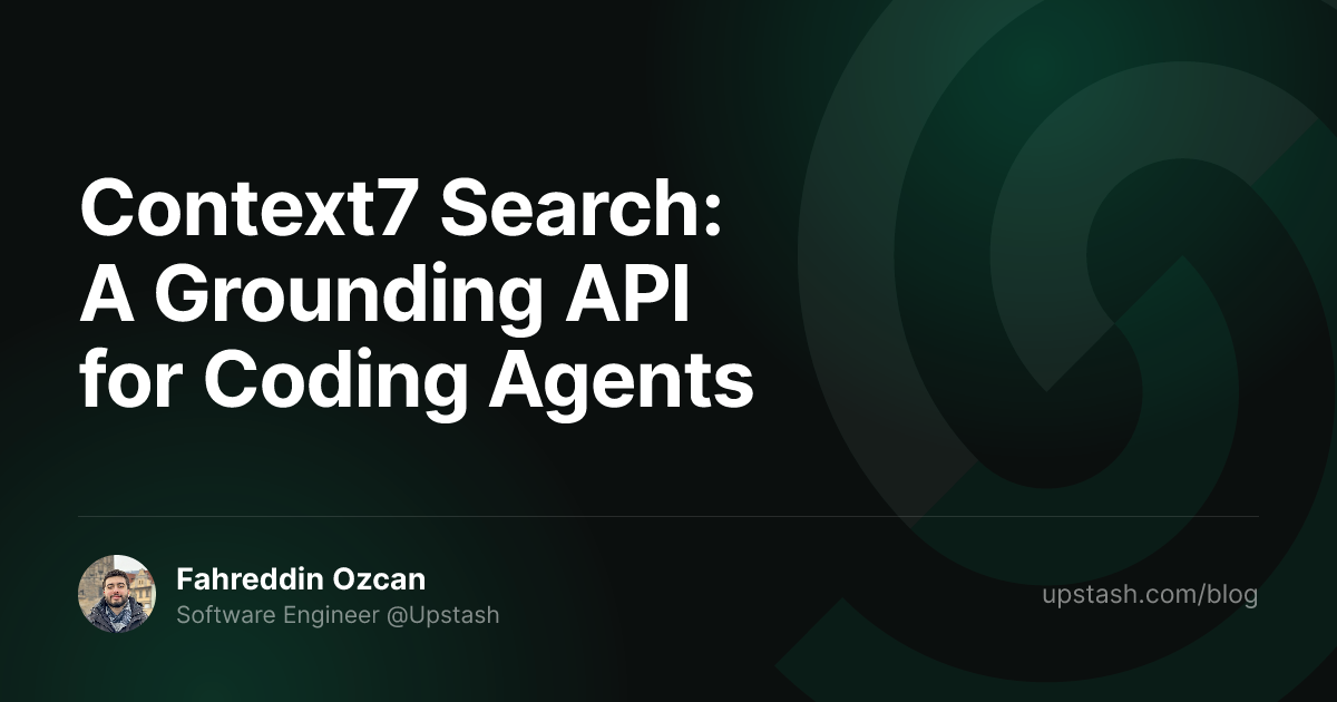 Context7 Search: A Grounding API for Coding Agents