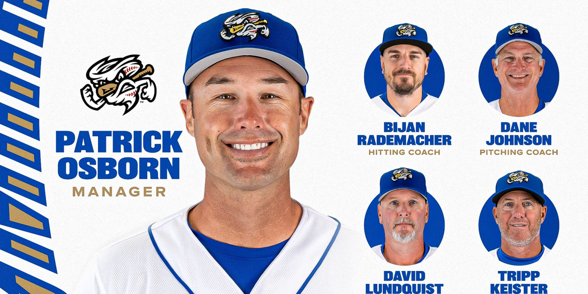 Manager Patrick Osborn to Lead 2026 Omaha Storm Chasers Coaching Staff