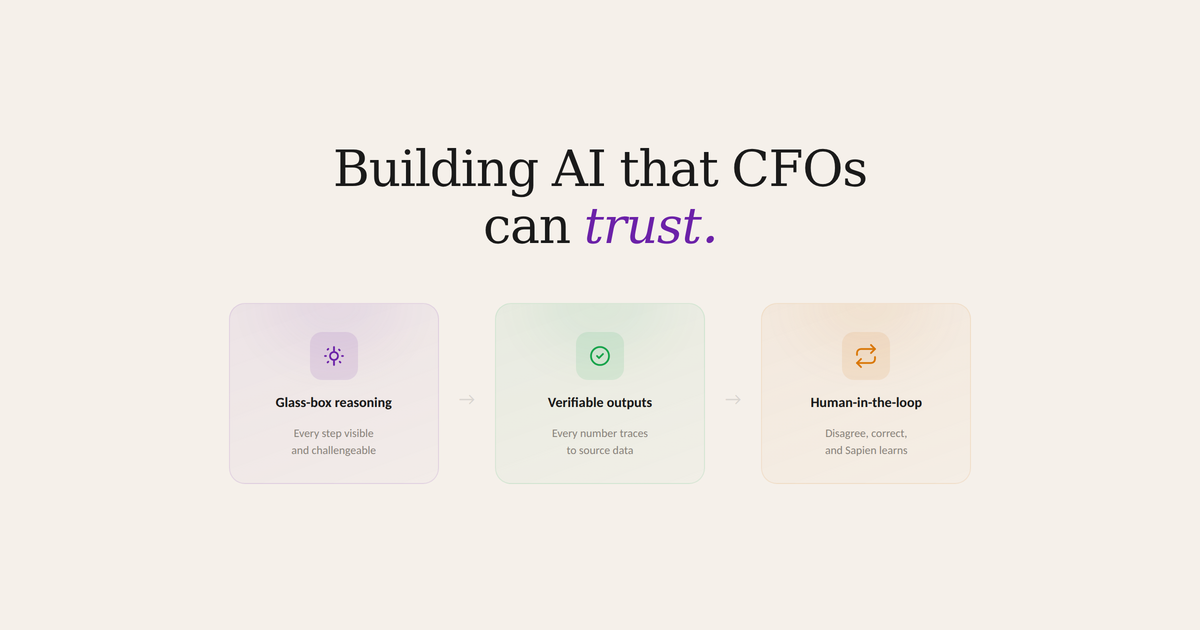 Trustworthy AI for CFOs