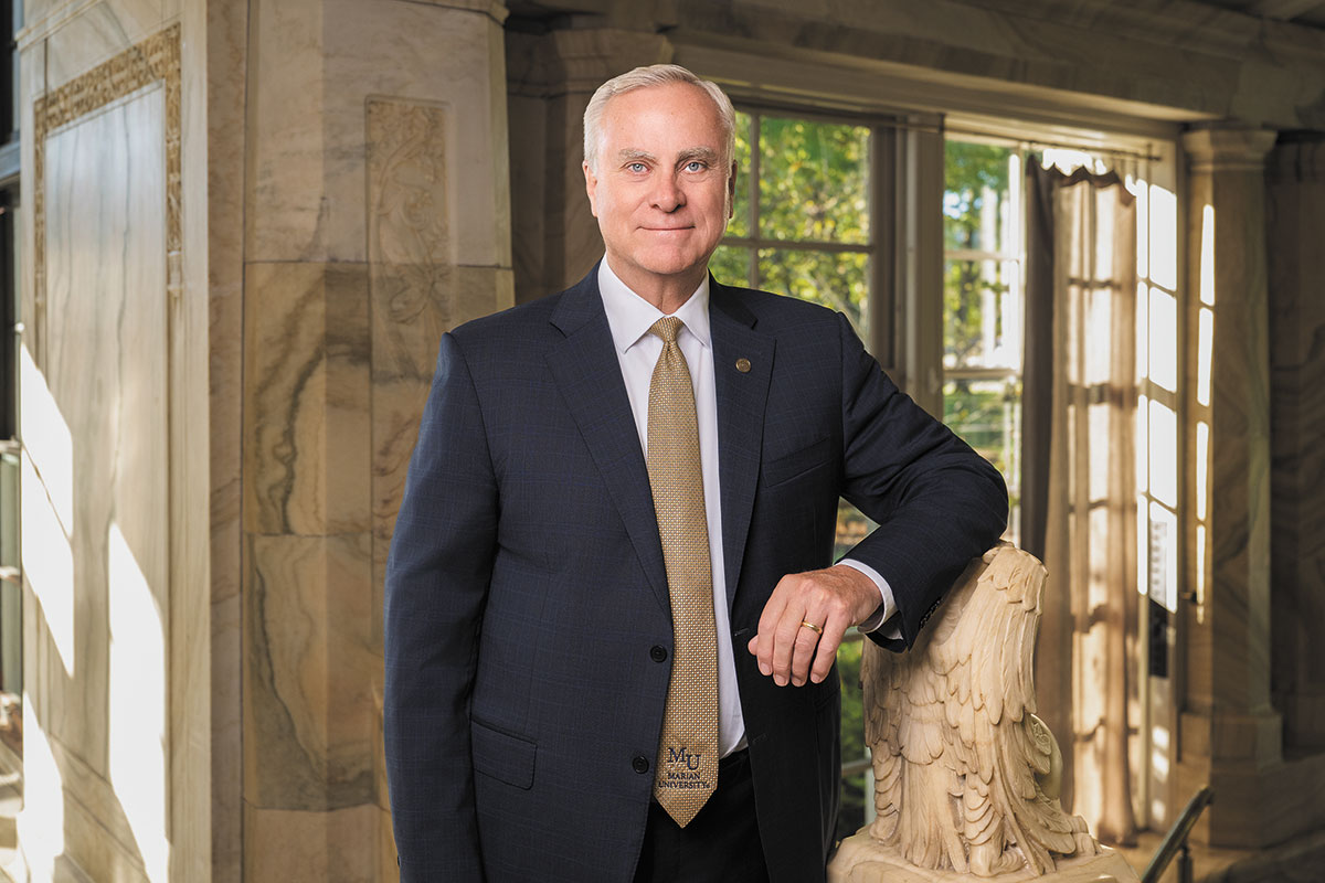 Marian president prepares to step aside after 25 years of leading university through unprecedented growth