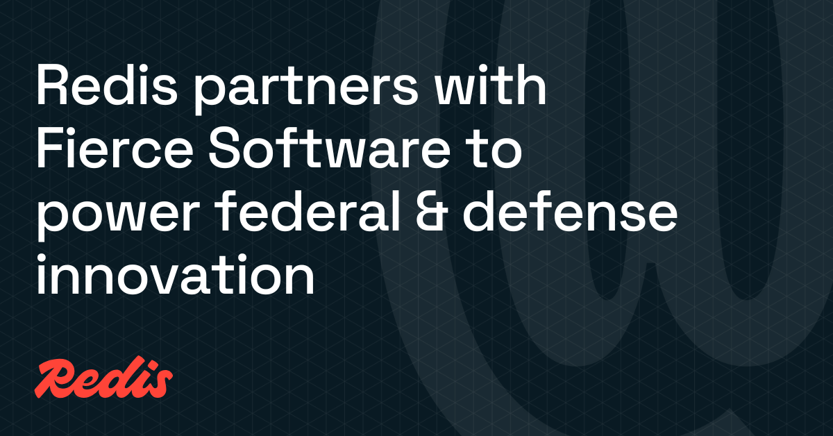 Redis partners with Fierce Software
