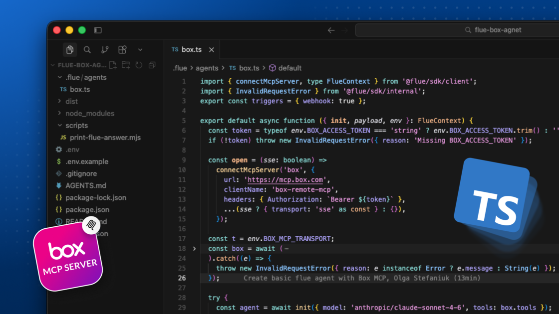 Flue and Box: a customizable agent harness for enterprise content