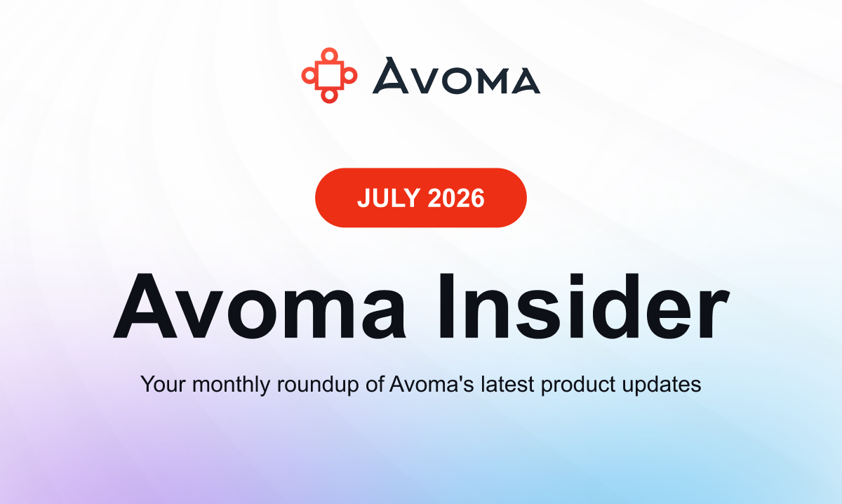 Avoma Insider - July 2026 Product Updates