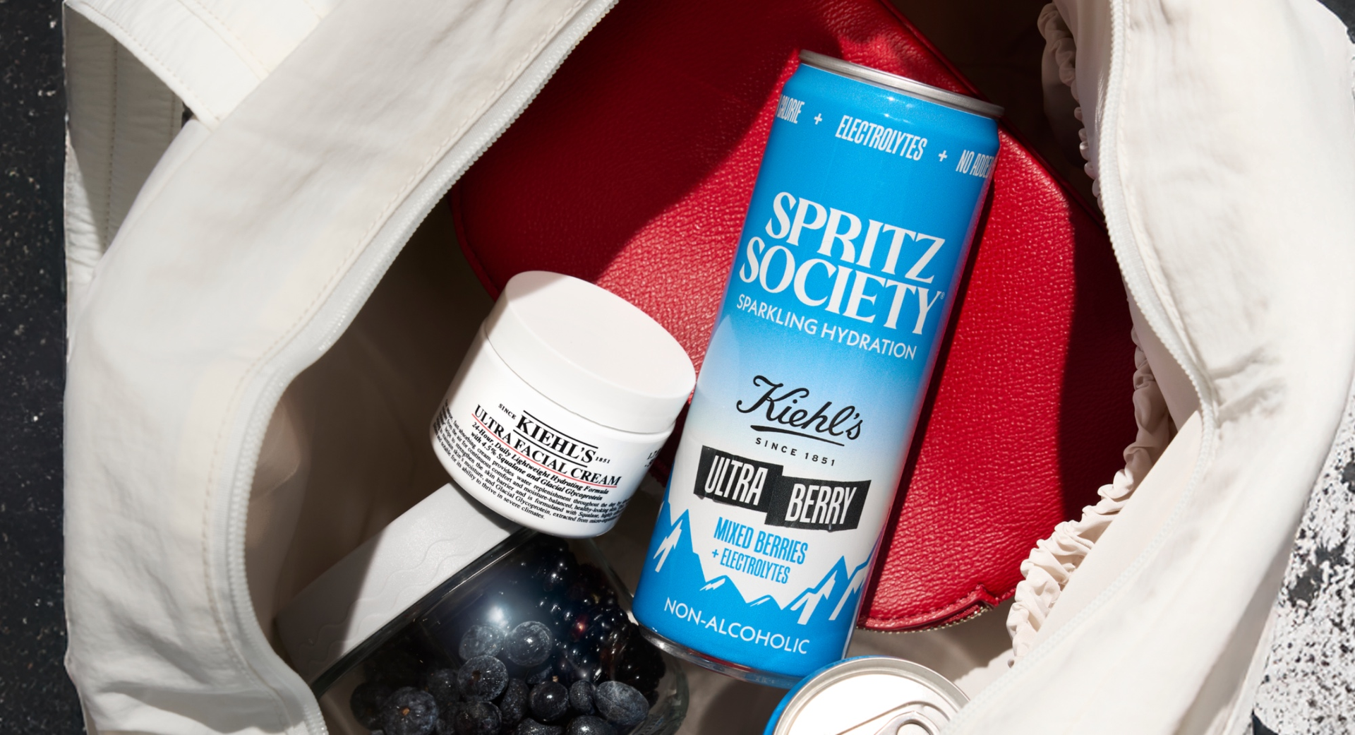 Kiehl's Joins Forces With Spritz Society to Launch a Limited-edition Electrolyte Drink