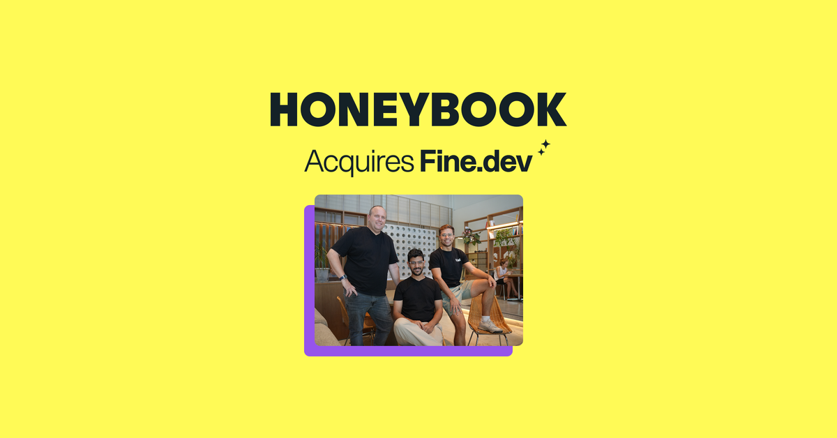 HoneyBook Acquires Fine.dev to Supercharge AI Innovation