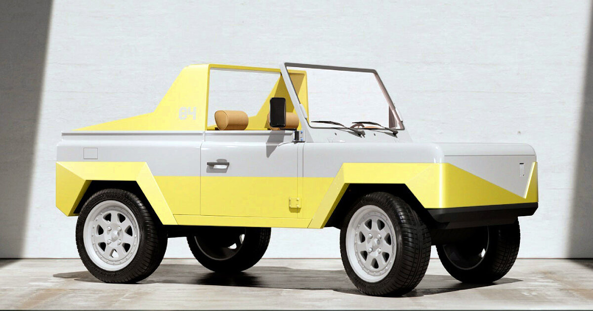 electric SUV olympian model 84 projects its augmented reality display on windshield