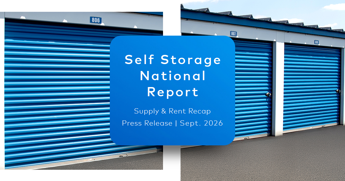 Soft Demand, Lingering Lease-up Supply Tame Self Storage Rate Growth, Yardi Matrix Reports
