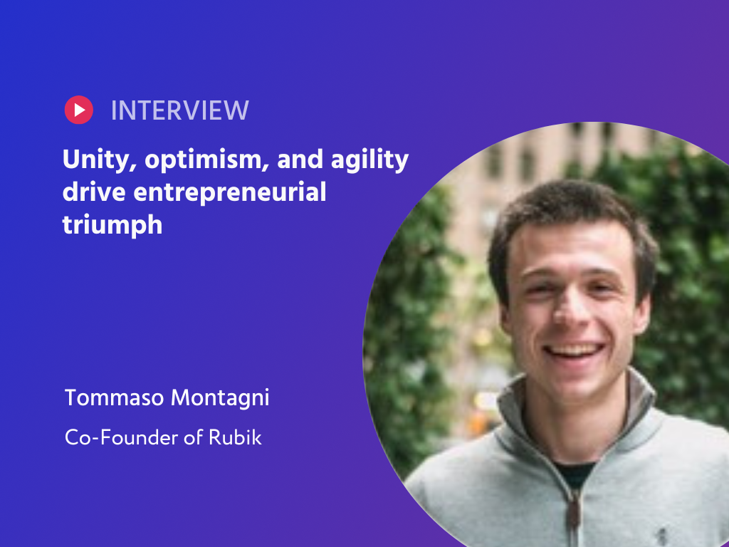 Riding the Wave of Innovation: Tommaso Montagni’s Journey from Vision to Victory with Rubik