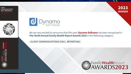 Dynamo Software's Investor Portal Solution Recognized for Product Innovation and Excellence