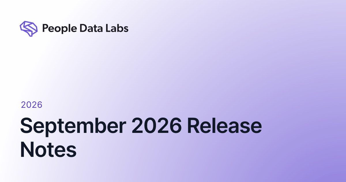 September 2026 Release Notes