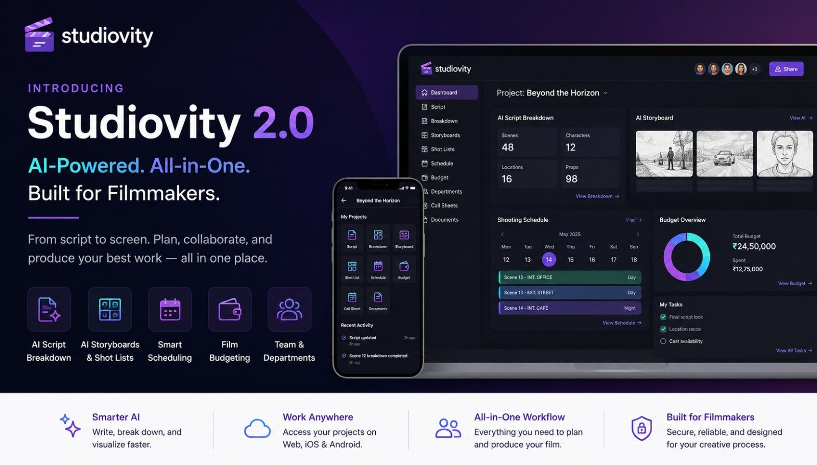Studiovity 2.0: The AI Platform Transforming Modern Film Pre-Production