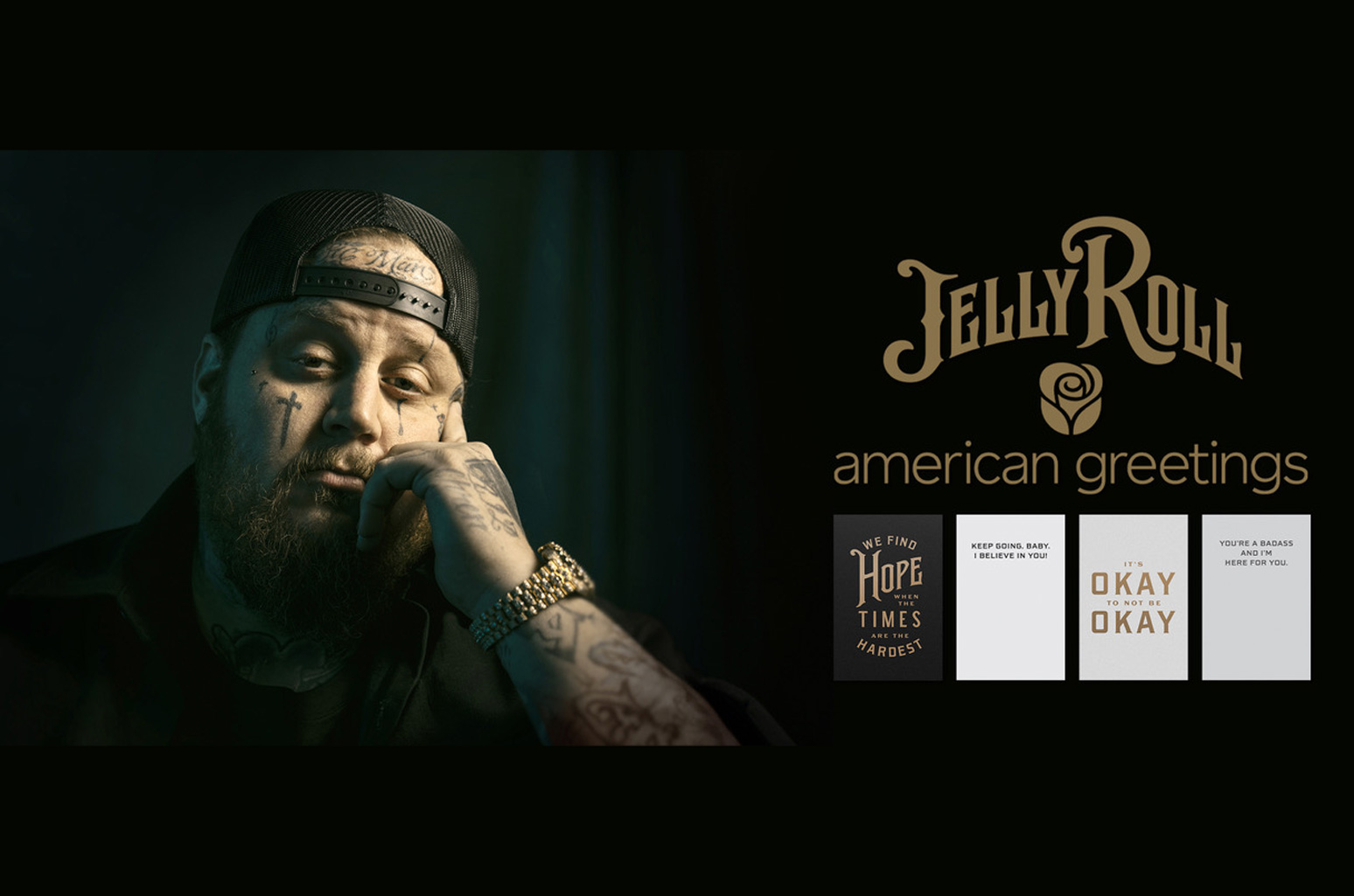 Jelly Roll, American Greetings Launch Inspirational ‘Creatacard’ Collection