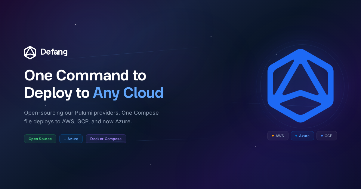 Deploy AI Agents to Any Cloud Account: Open-Sourcing Our Providers and Adding Azure
