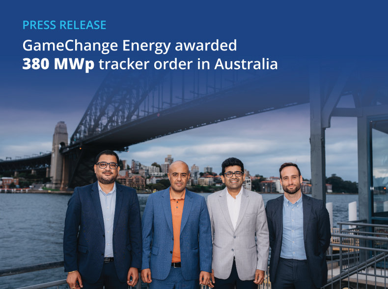 380 MWp tracker order Australia