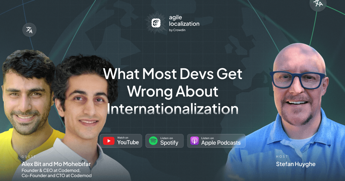 Codemod, Internationalization Software, and Conquering i18n with Alex Bit & Mo Mohebifar